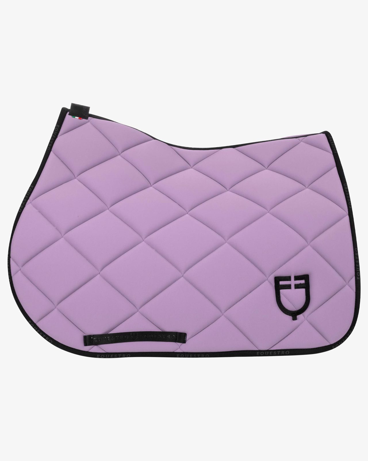 Jumping saddle pad technical fabric with logo