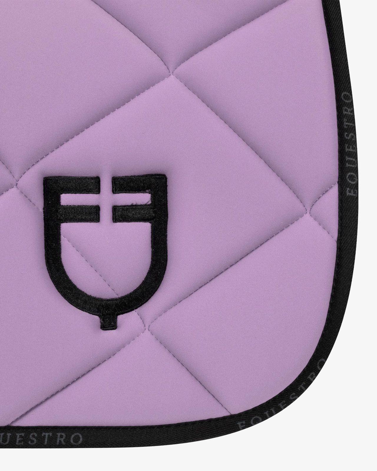 Jumping saddle pad technical fabric with logo