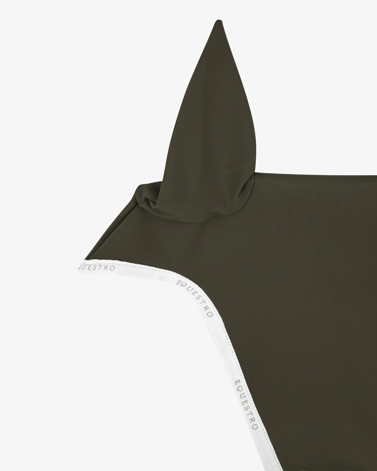 Fly veil in technical fabric with noseband attachment