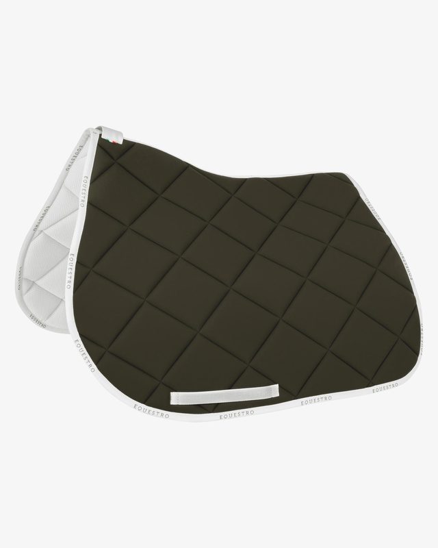 Jumping saddle pad breathable technical fabric