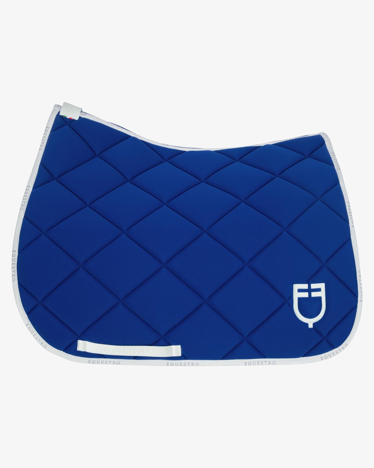 Dressage saddle pad technical fabric with logo