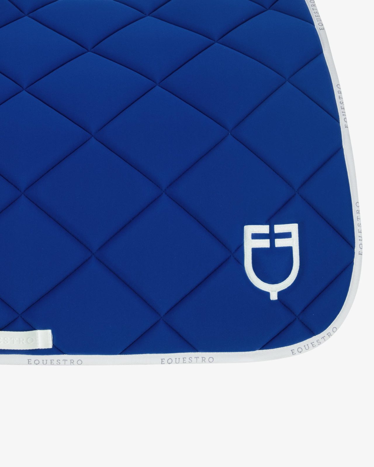 Dressage saddle pad technical fabric with logo