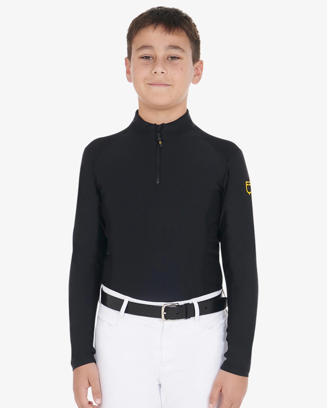 Boys' training base layer in technical fabric