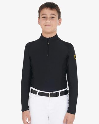 Boys' training base layer in technical fabric