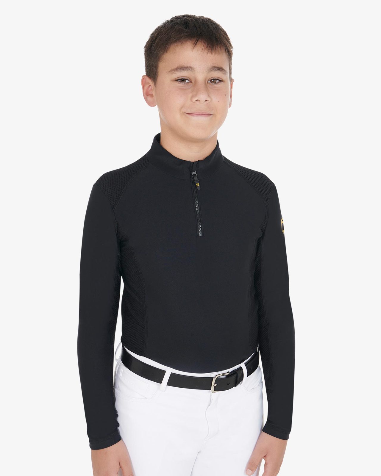 Boys' training base layer in technical fabric