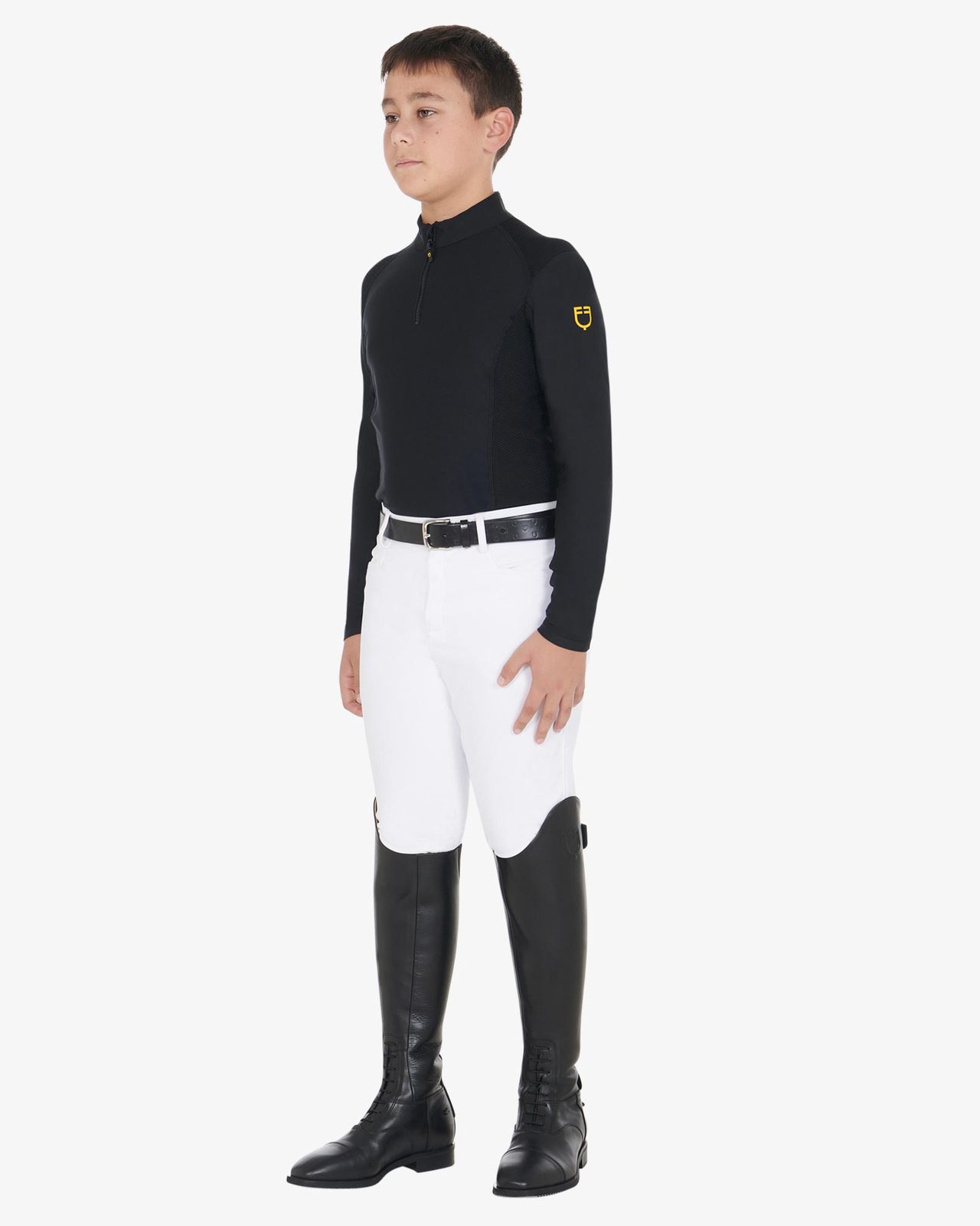 Boys' training base layer in technical fabric