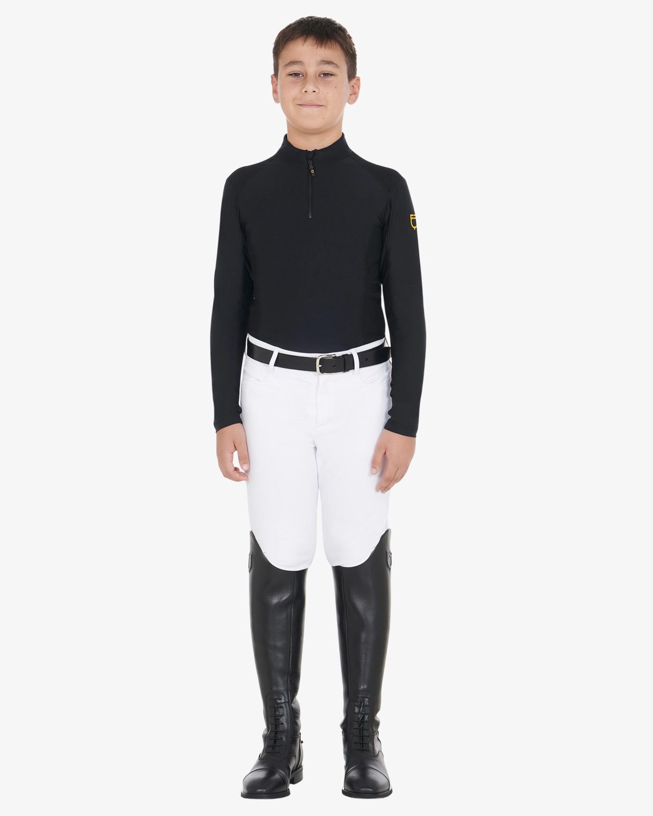 Boys' training base layer in technical fabric