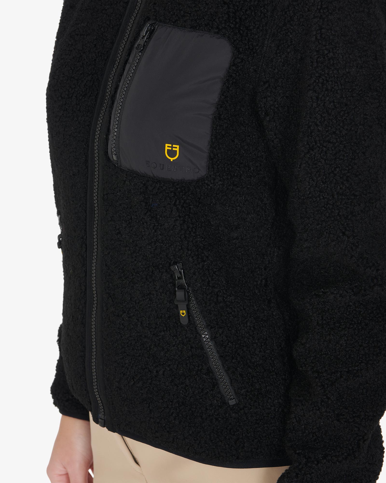 Giacca Donna ReachMe In Pile Oversize - Cappotto Lungo Con Cappuccio E
