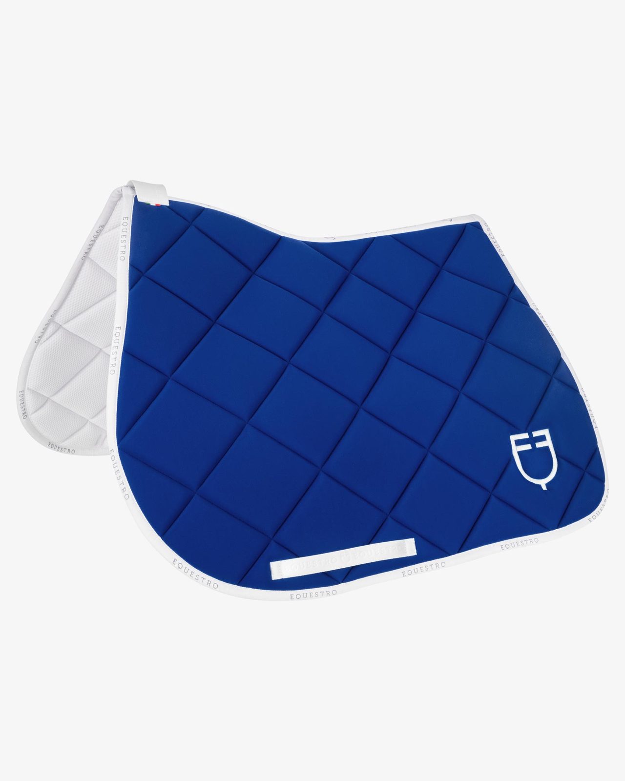Jumping saddle pad technical fabric with logo