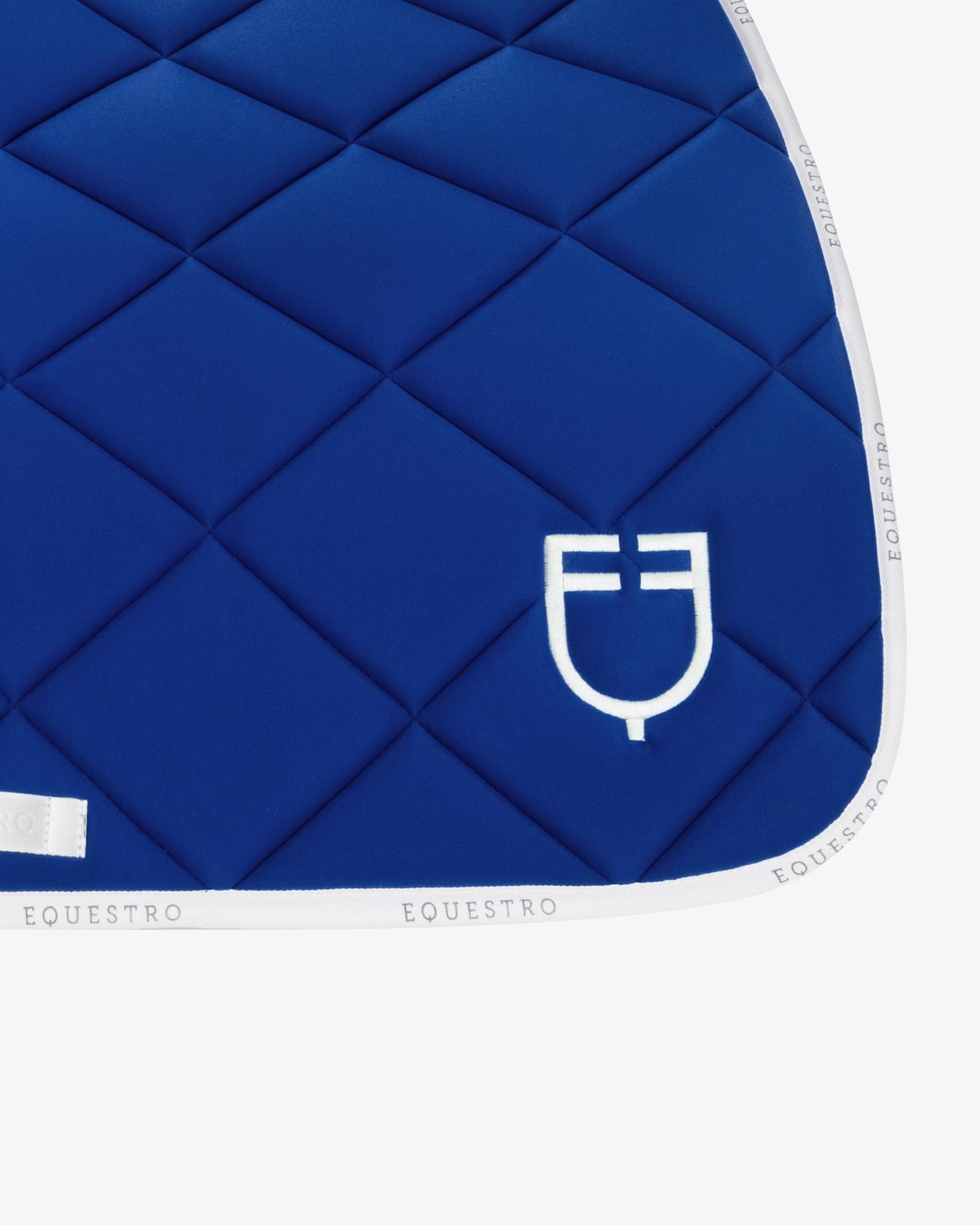 Jumping saddle pad technical fabric with logo