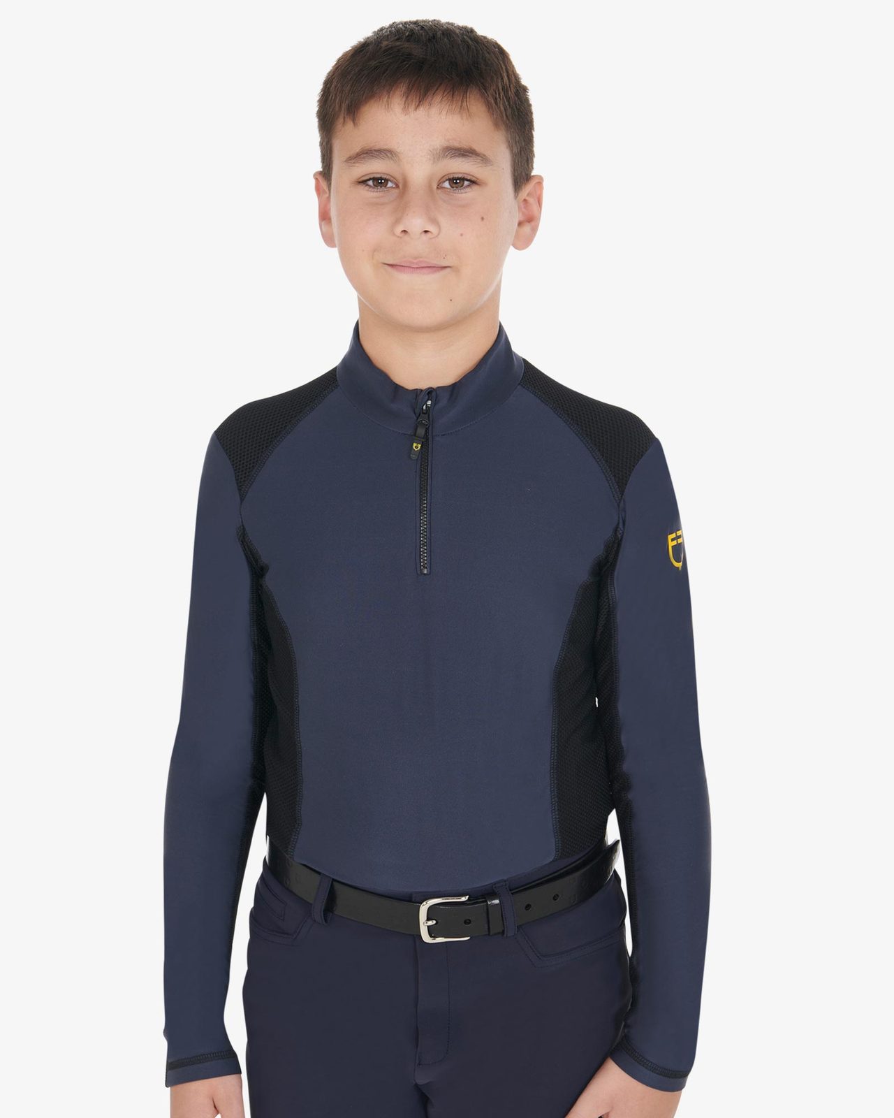 Base layer bambino da allenamento in tessuto tecnico