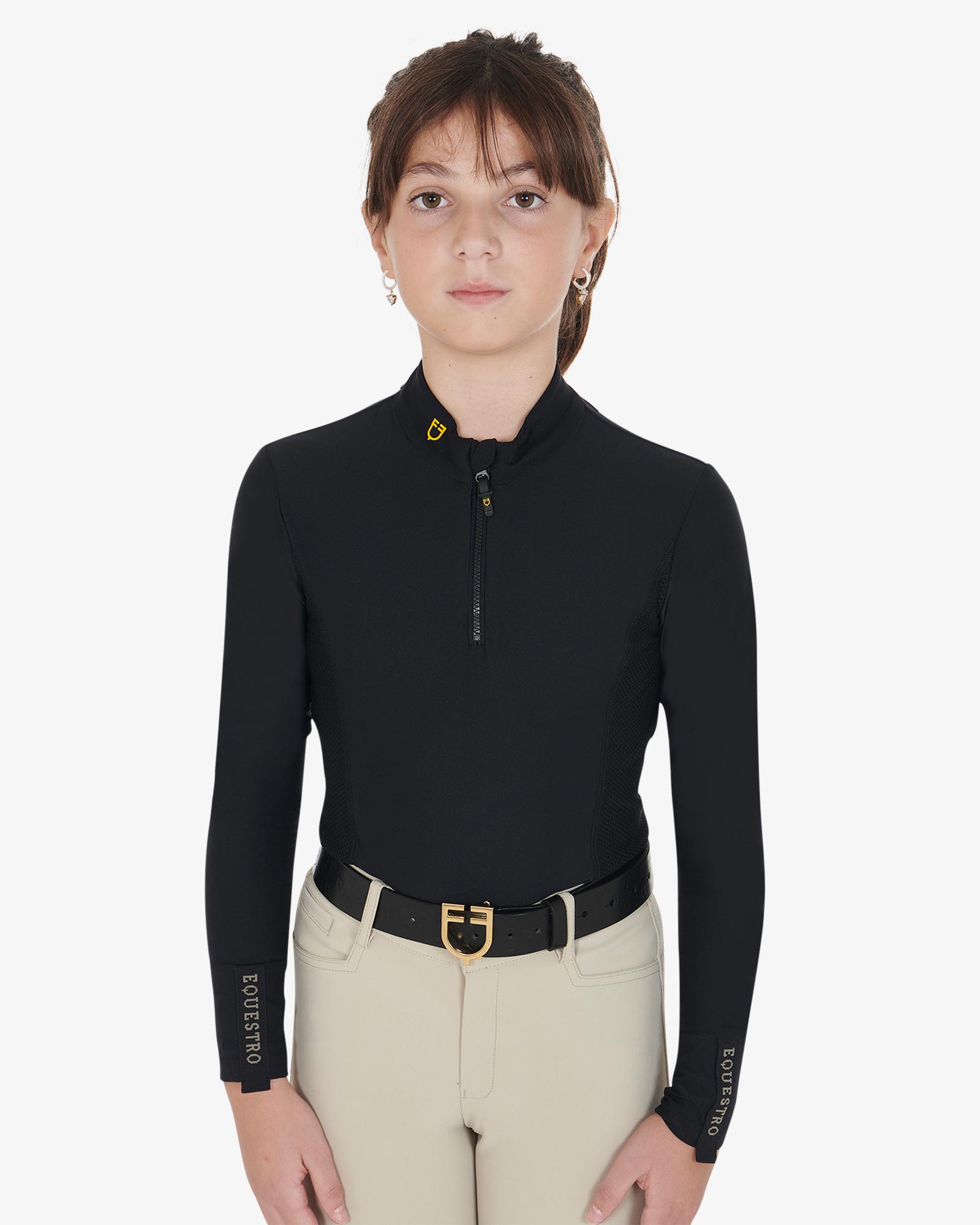 Base layer bambina a manica lunga da allenamento