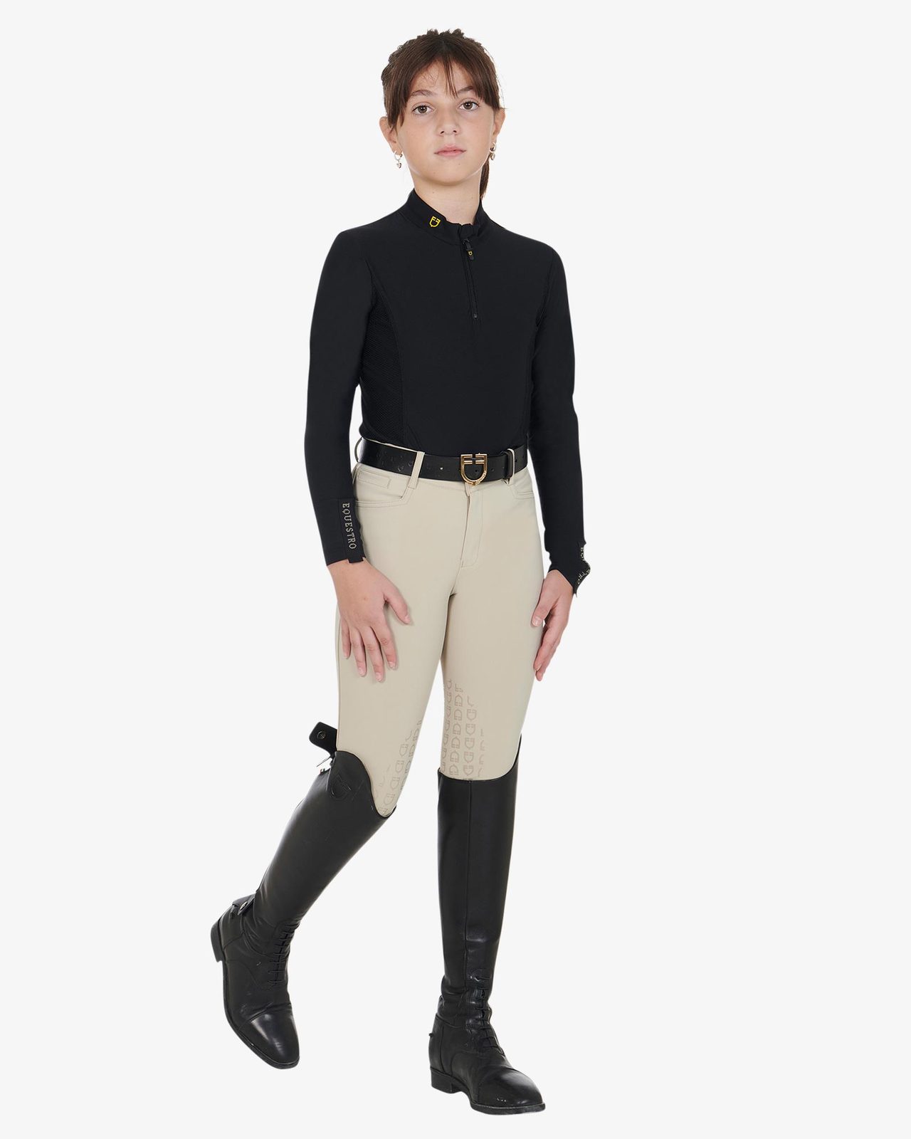 Base layer bambina a manica lunga da allenamento