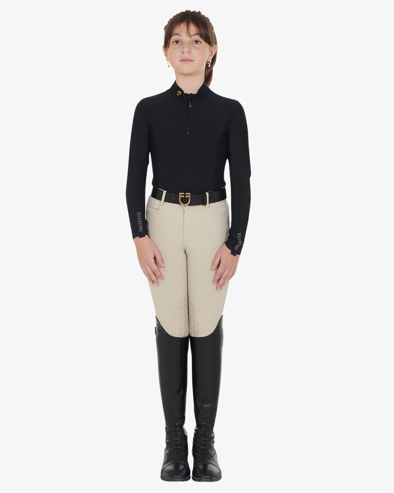 Base layer bambina a manica lunga da allenamento