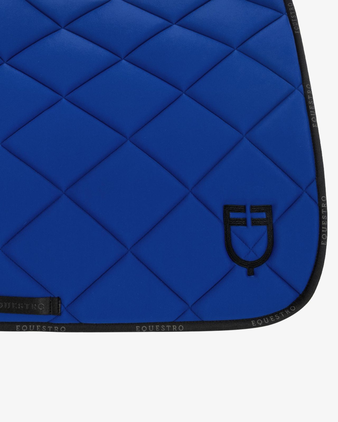 Dressage saddle pad technical fabric with logo