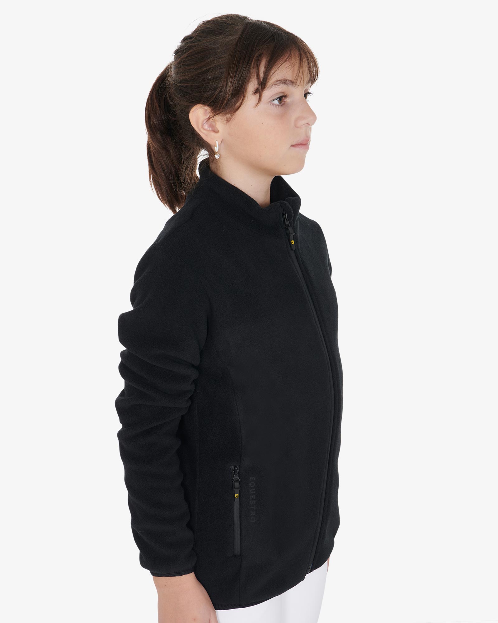 Felpe con deals zip bambina