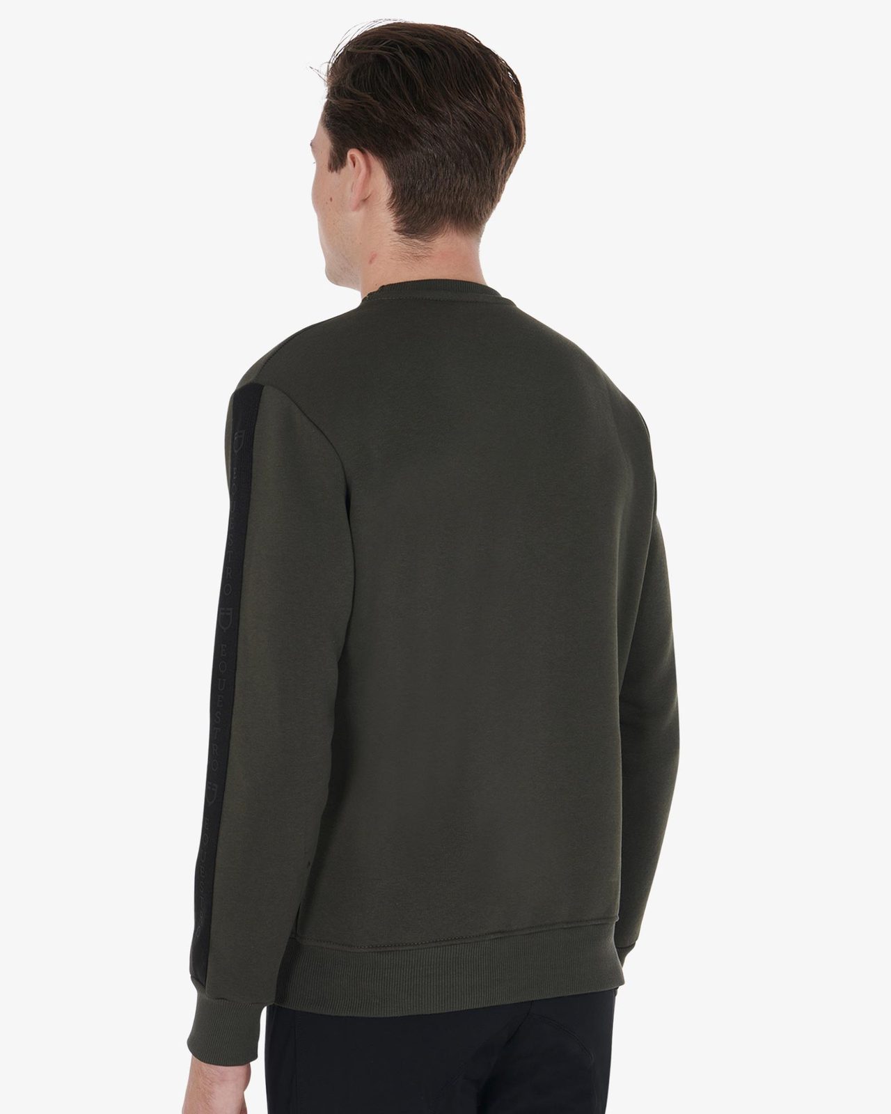 Men's cotton sweatshirt with logo