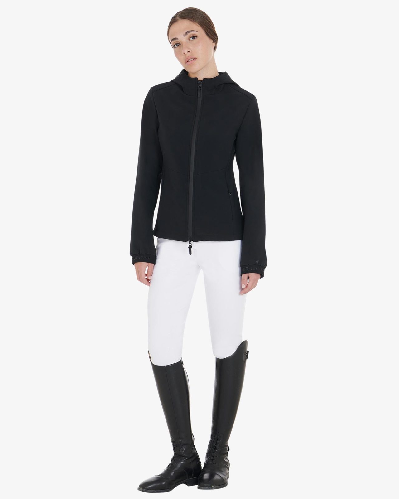 Giacca softshell donna slim fit con tasche a scomparsa
