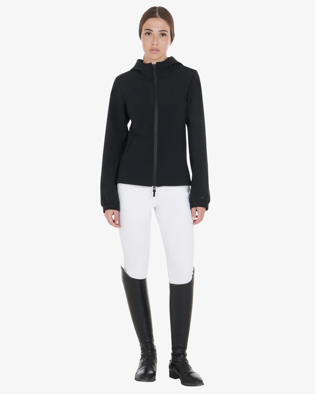 Giacca softshell donna slim fit con tasche a scomparsa