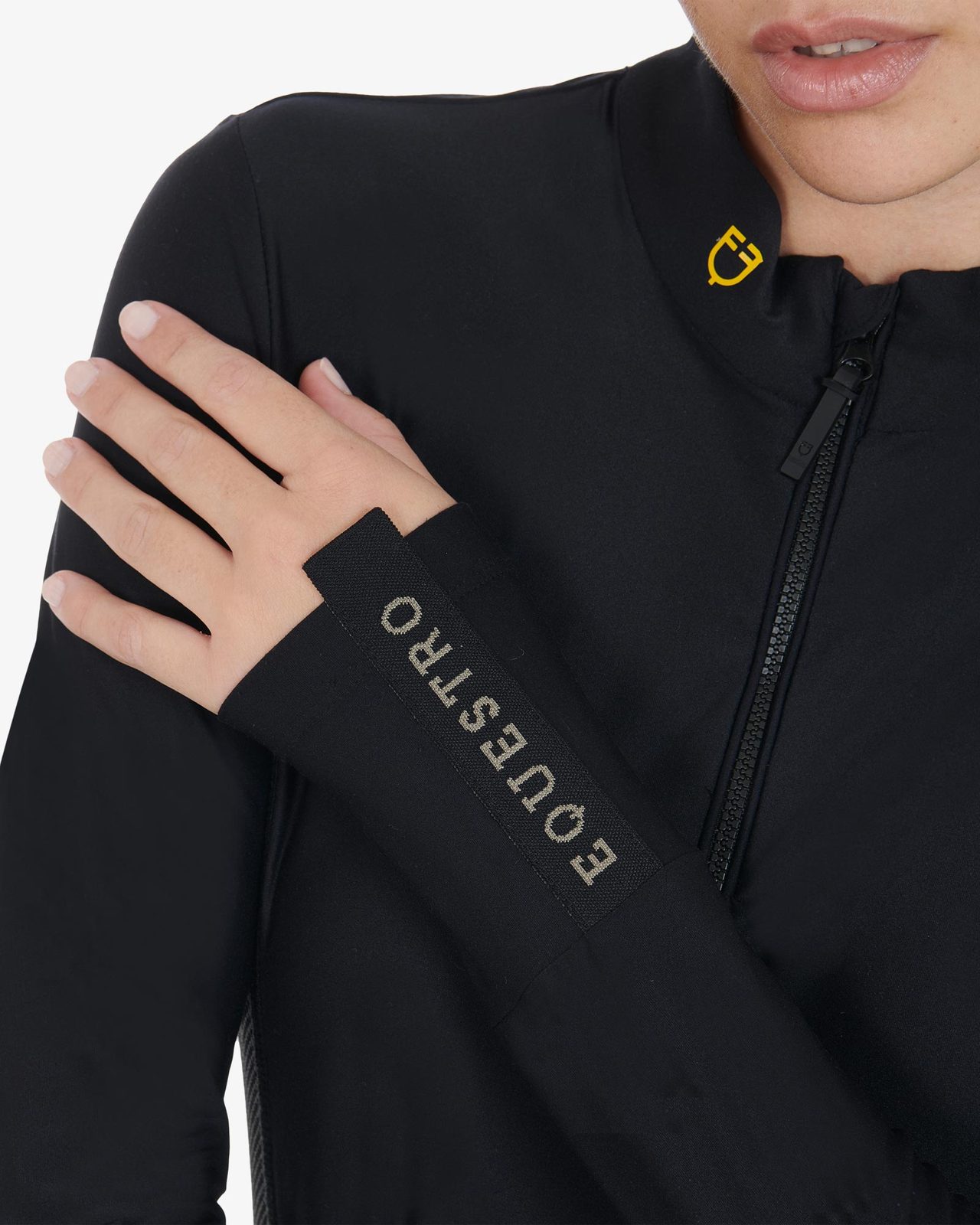 Polo tecnica donna da allenamento manica lunga