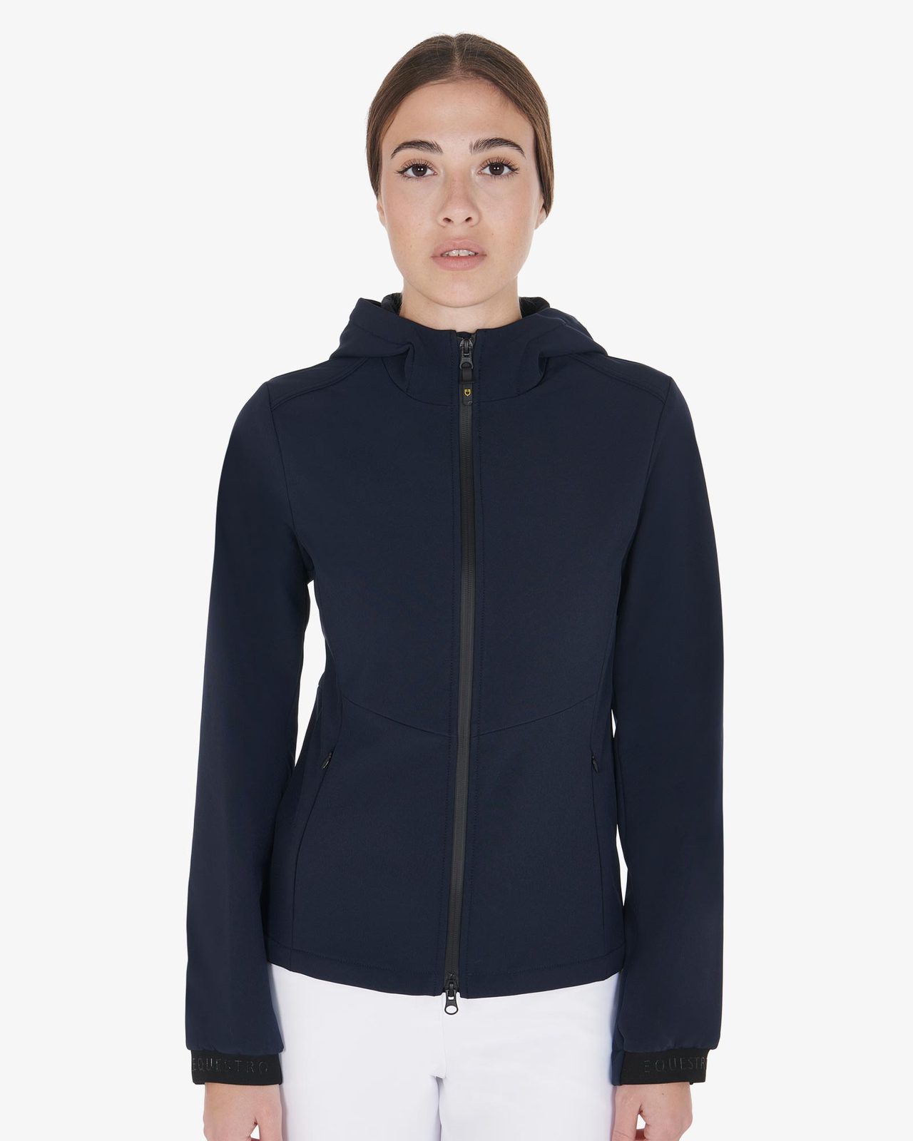 Giacca softshell donna slim fit con tasche a scomparsa