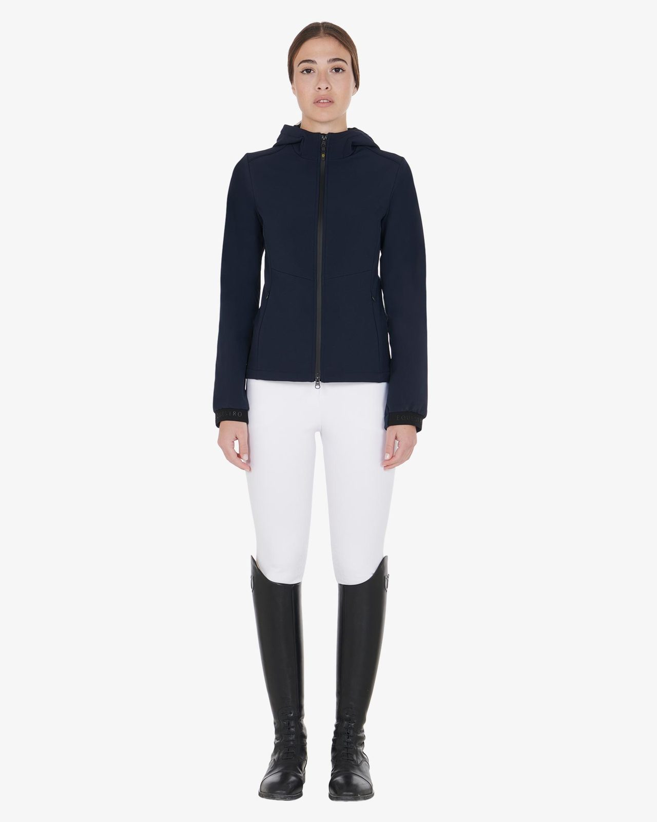Giacca softshell donna slim fit con tasche a scomparsa