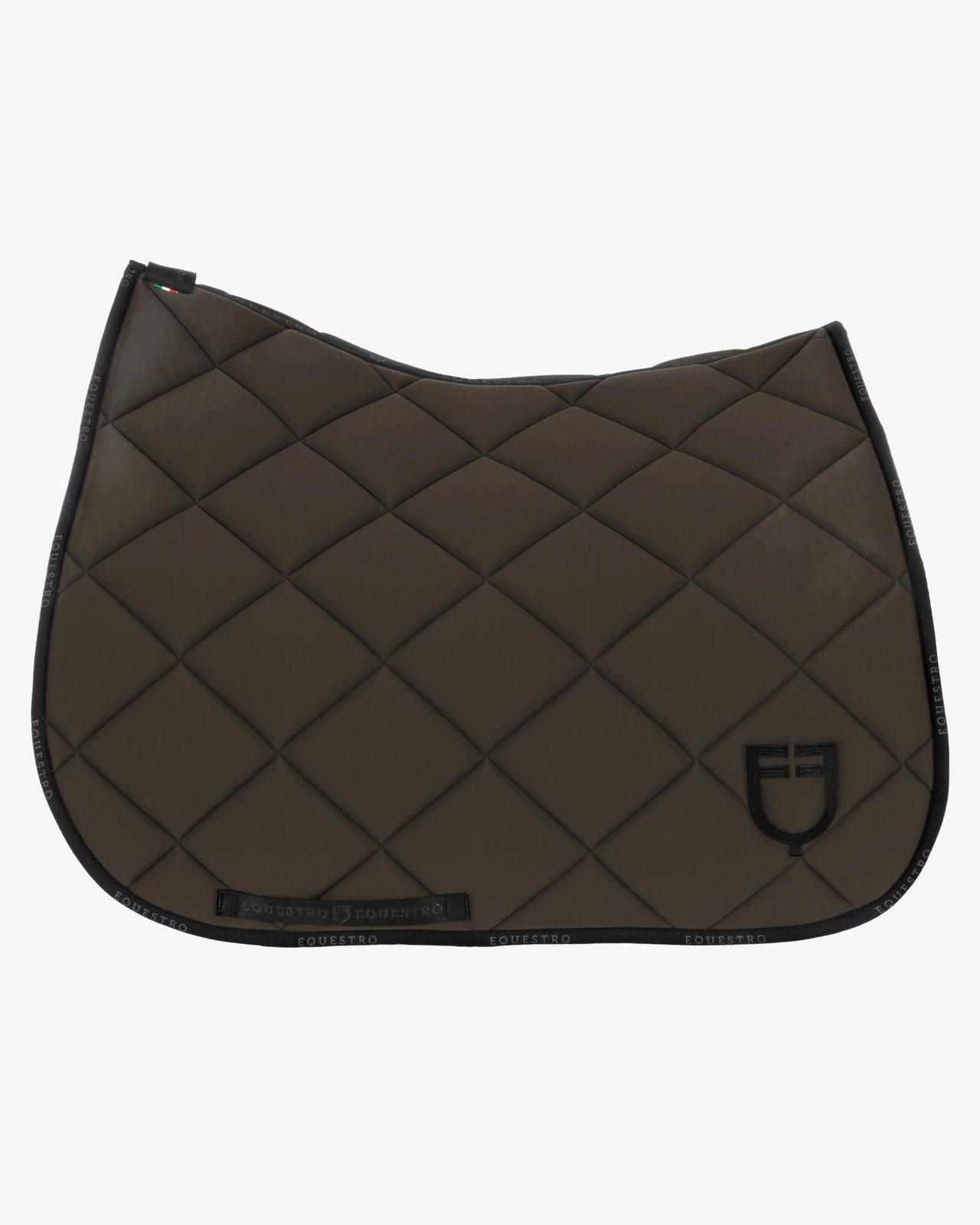 Dressage saddle pad technical fabric with logo