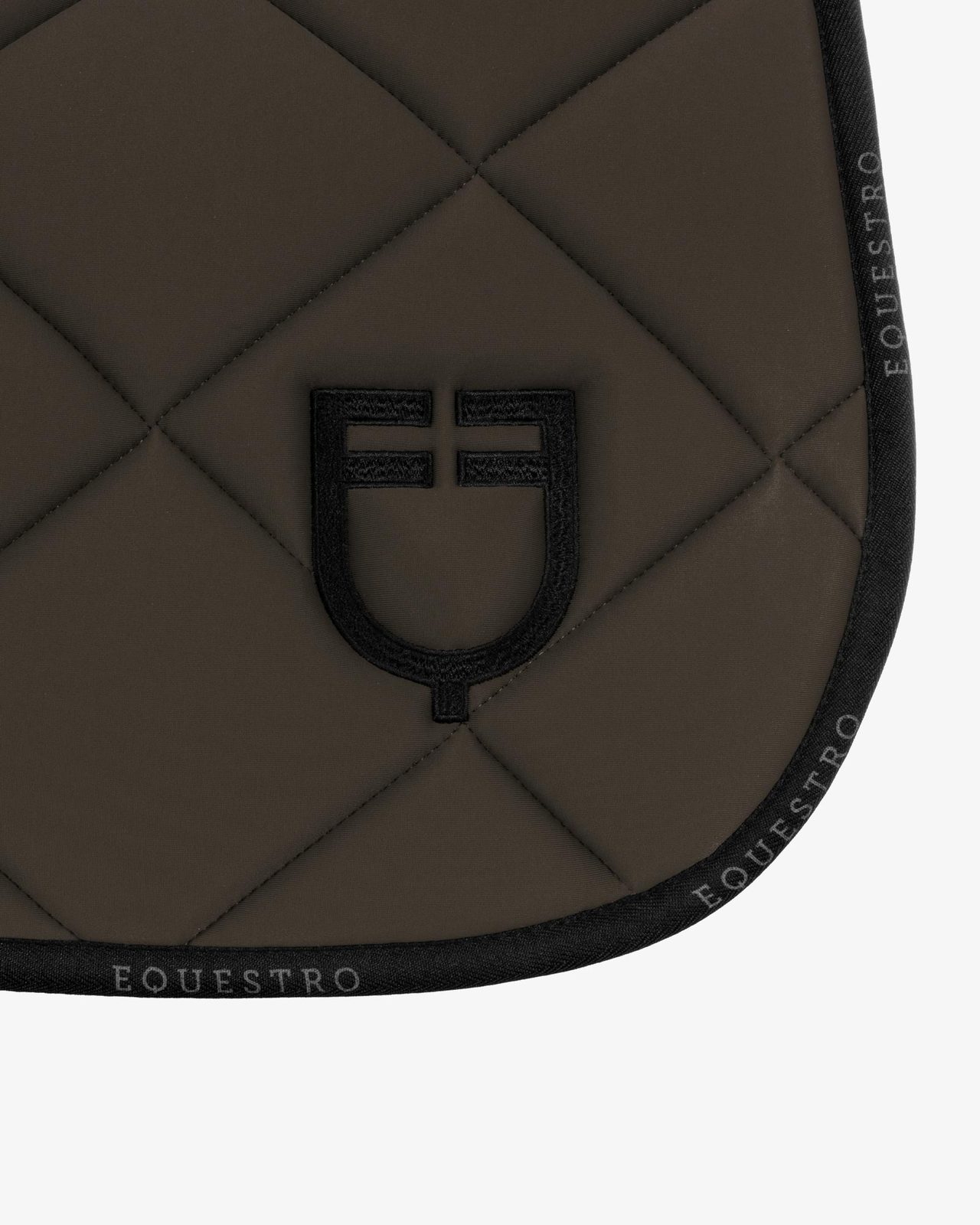 Dressage saddle pad technical fabric with logo