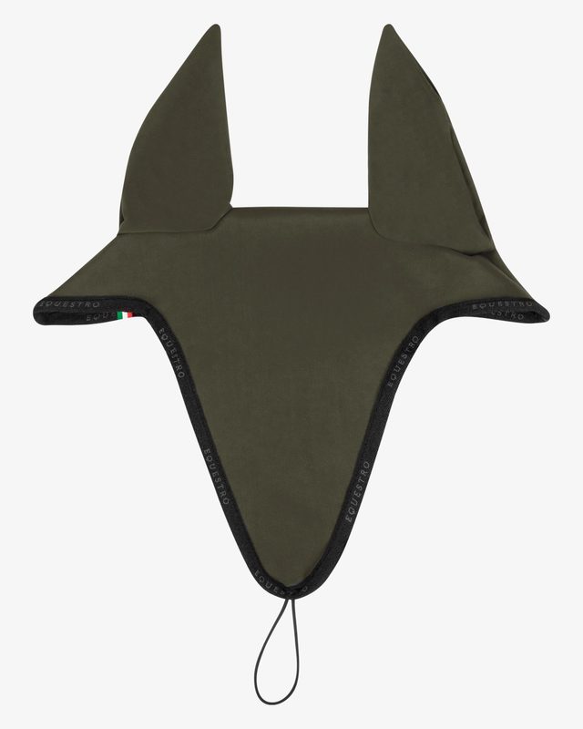 Fly veil in technical fabric with noseband attachment