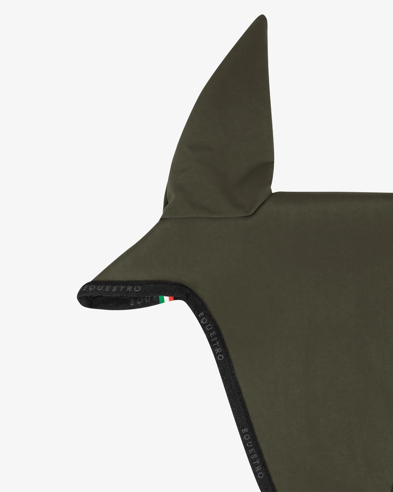 Fly veil in technical fabric with noseband attachment