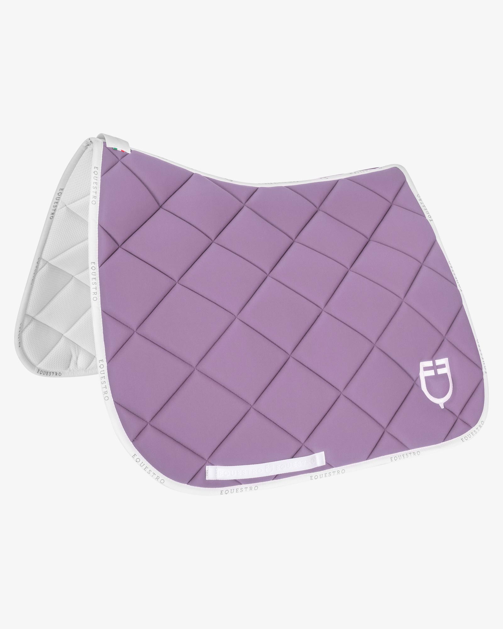 Dressage saddle pad technical fabric with logo