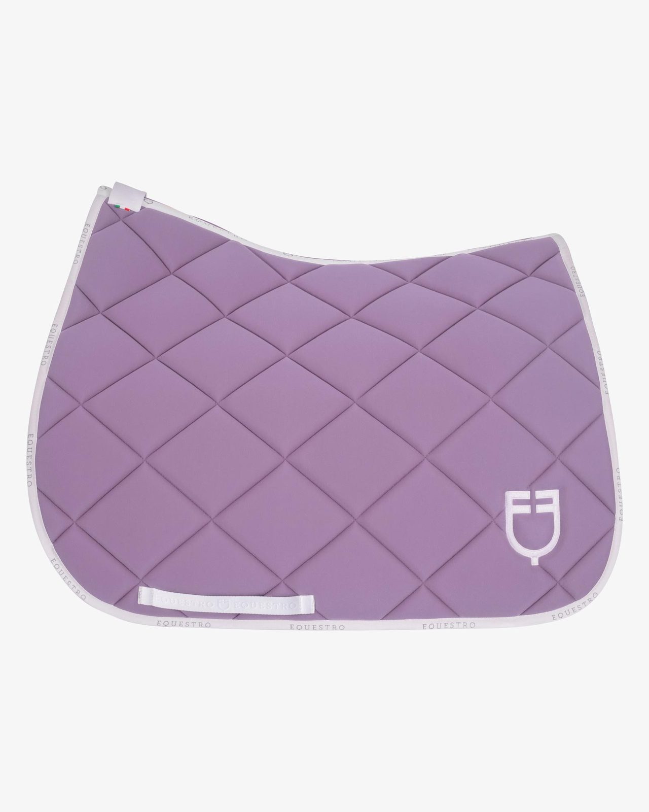 Dressage saddle pad technical fabric with logo