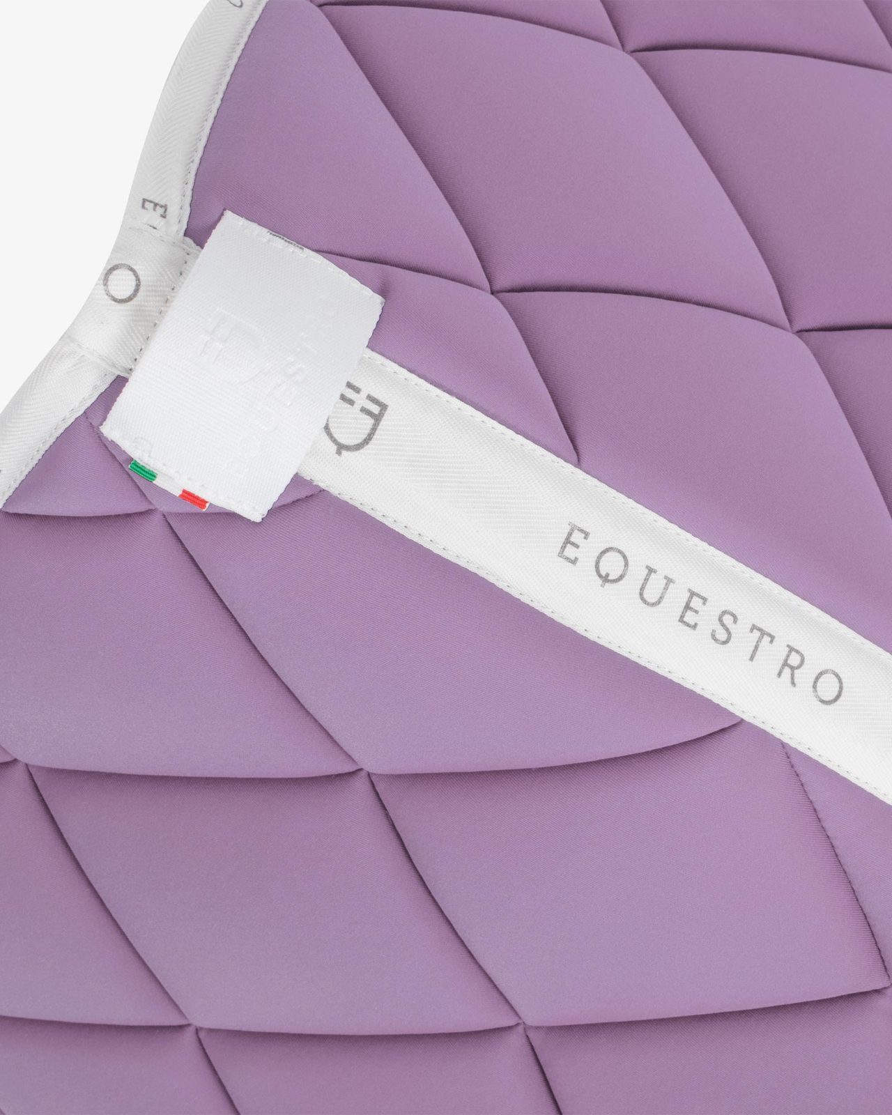 Dressage saddle pad technical fabric with logo