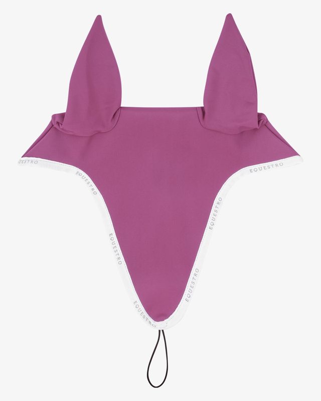 Fly veil in technical fabric with noseband attachment