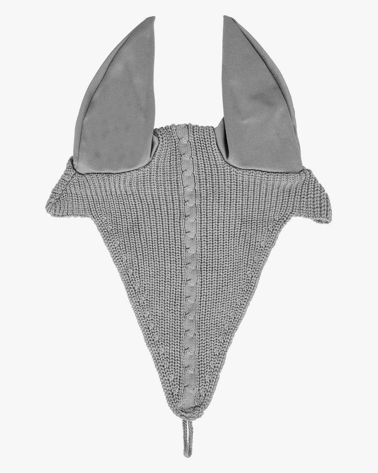 Meshing fly veil with drawstring at the noseband