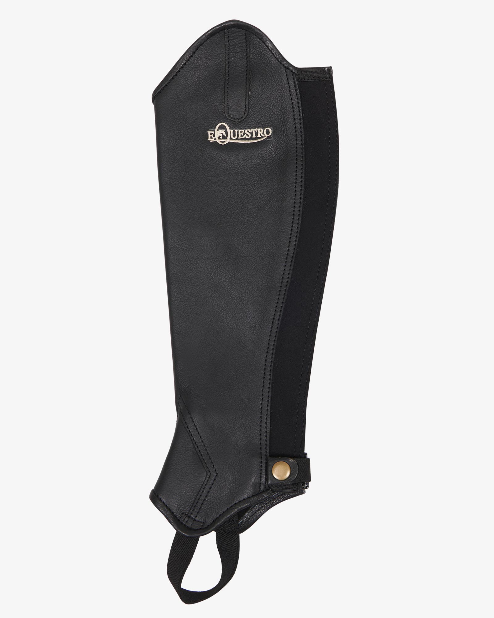 Ghette unisex in cuoio con cerniera posteriore