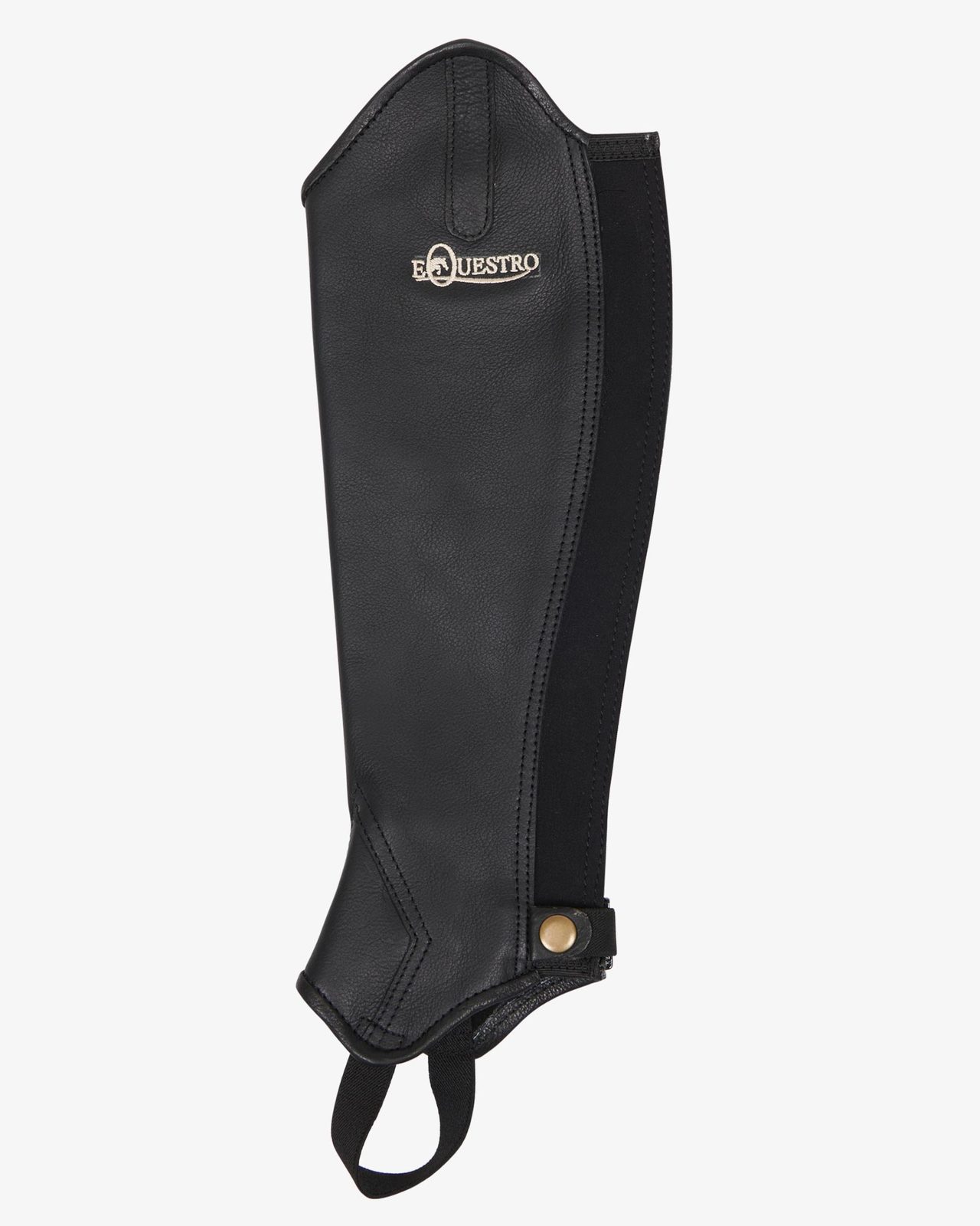 Ghette unisex in cuoio con cerniera posteriore