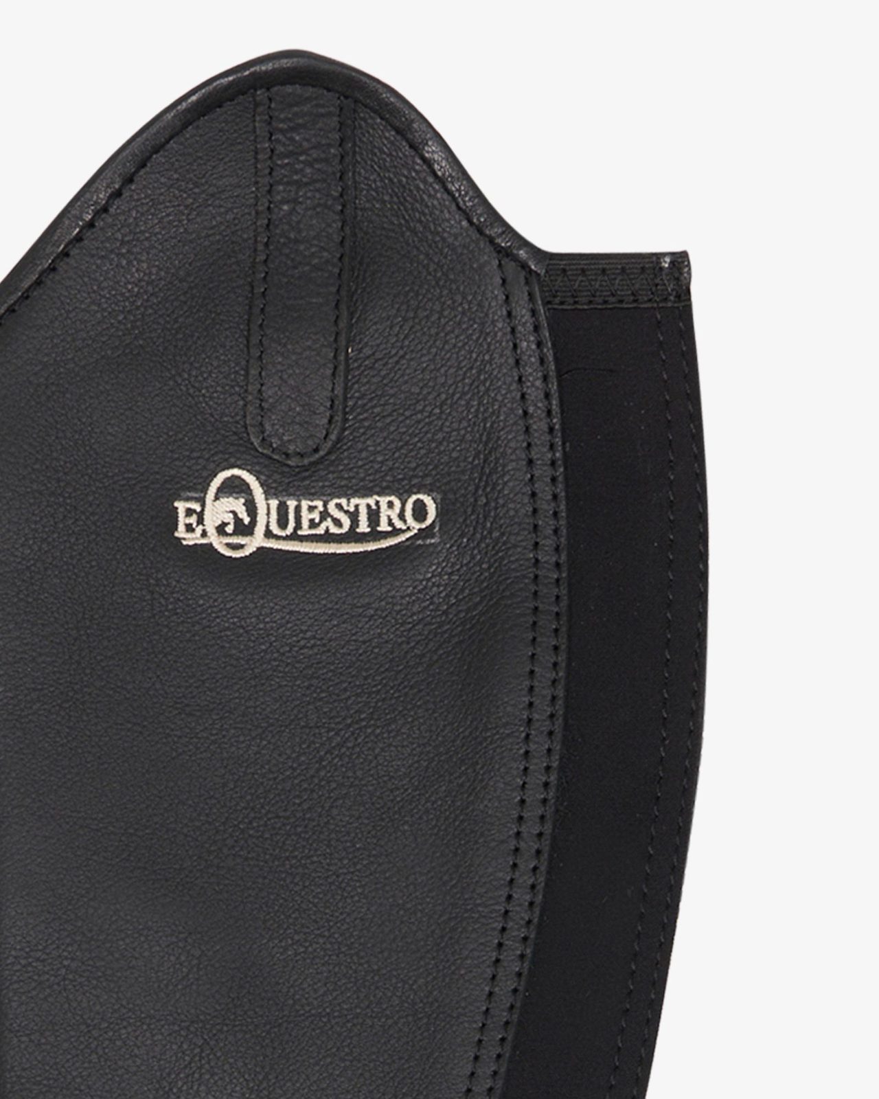 Ghette unisex in cuoio con cerniera posteriore