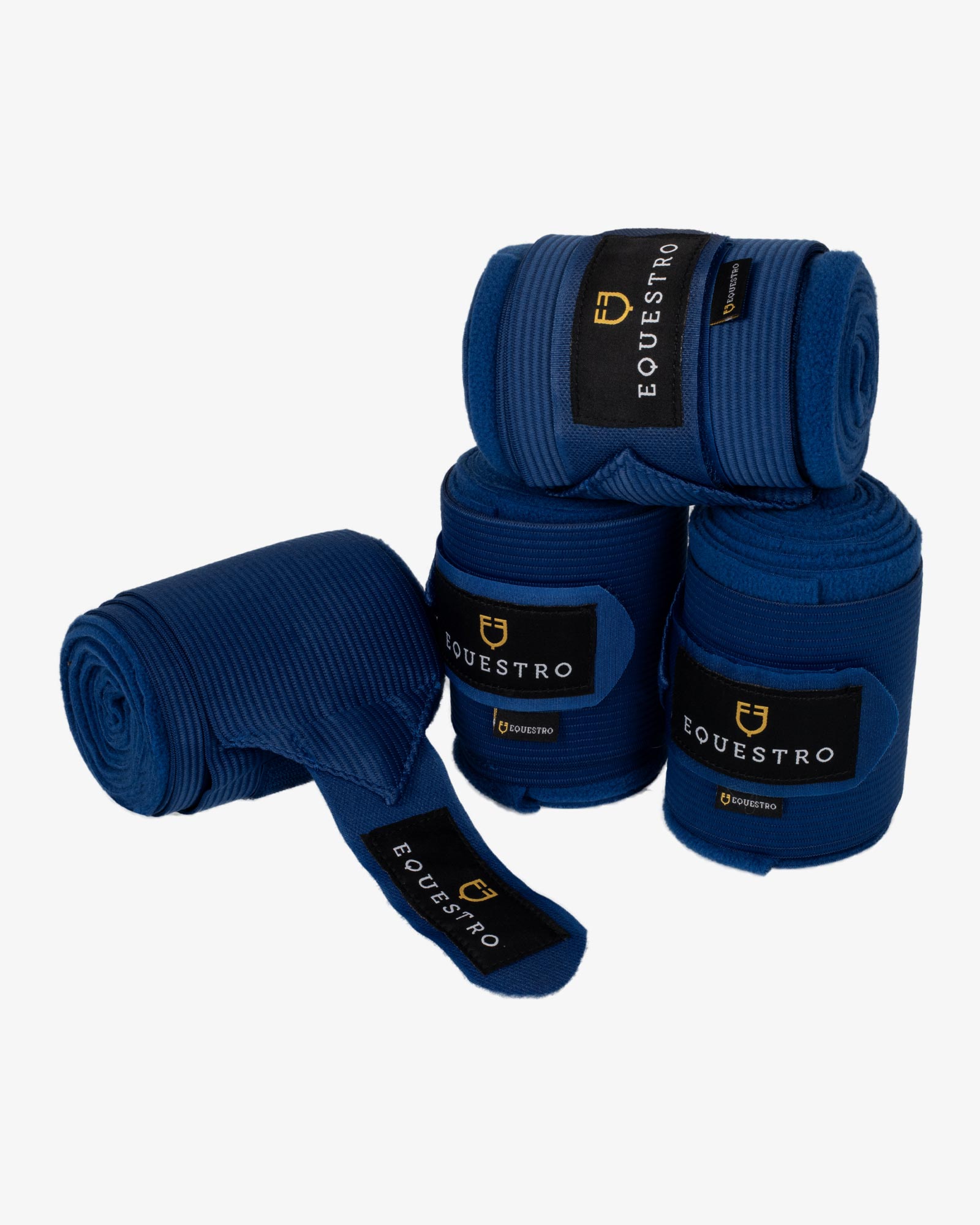 Breathable fleece bandages with elastic