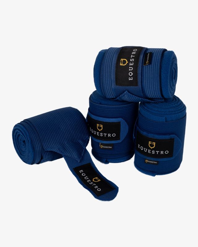 Breathable fleece bandages with elastic