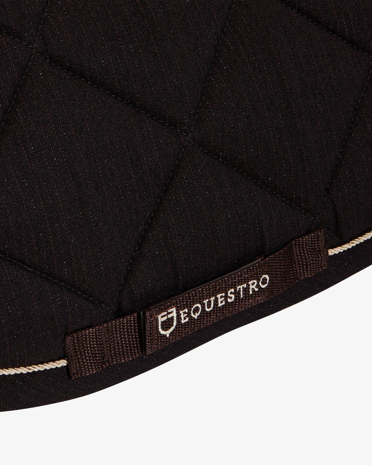 Pony jumping saddle pad in cotton with trimmings