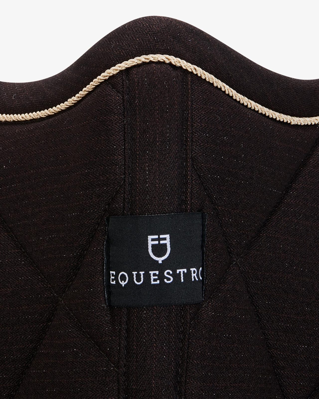 Pony jumping saddle pad in cotton with trimmings