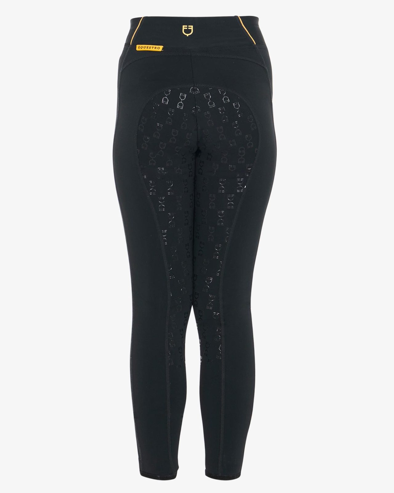 Leggins bambina slim fit grip con logo