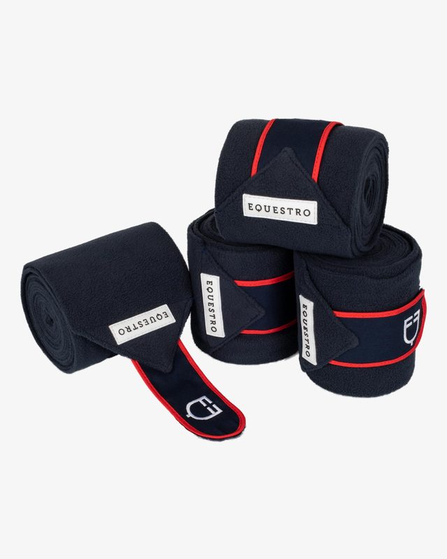 Fleece bandages with hook-and-loop fastening