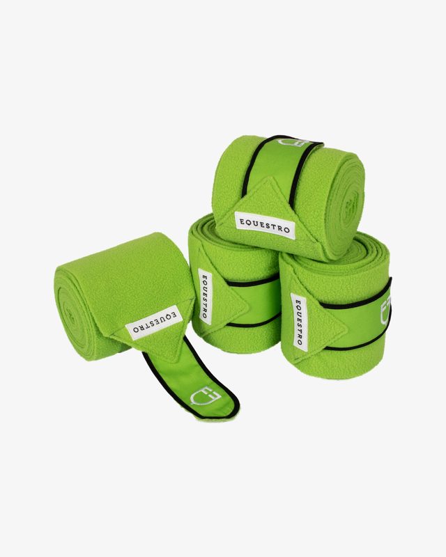 Breathable fleece pony bandages