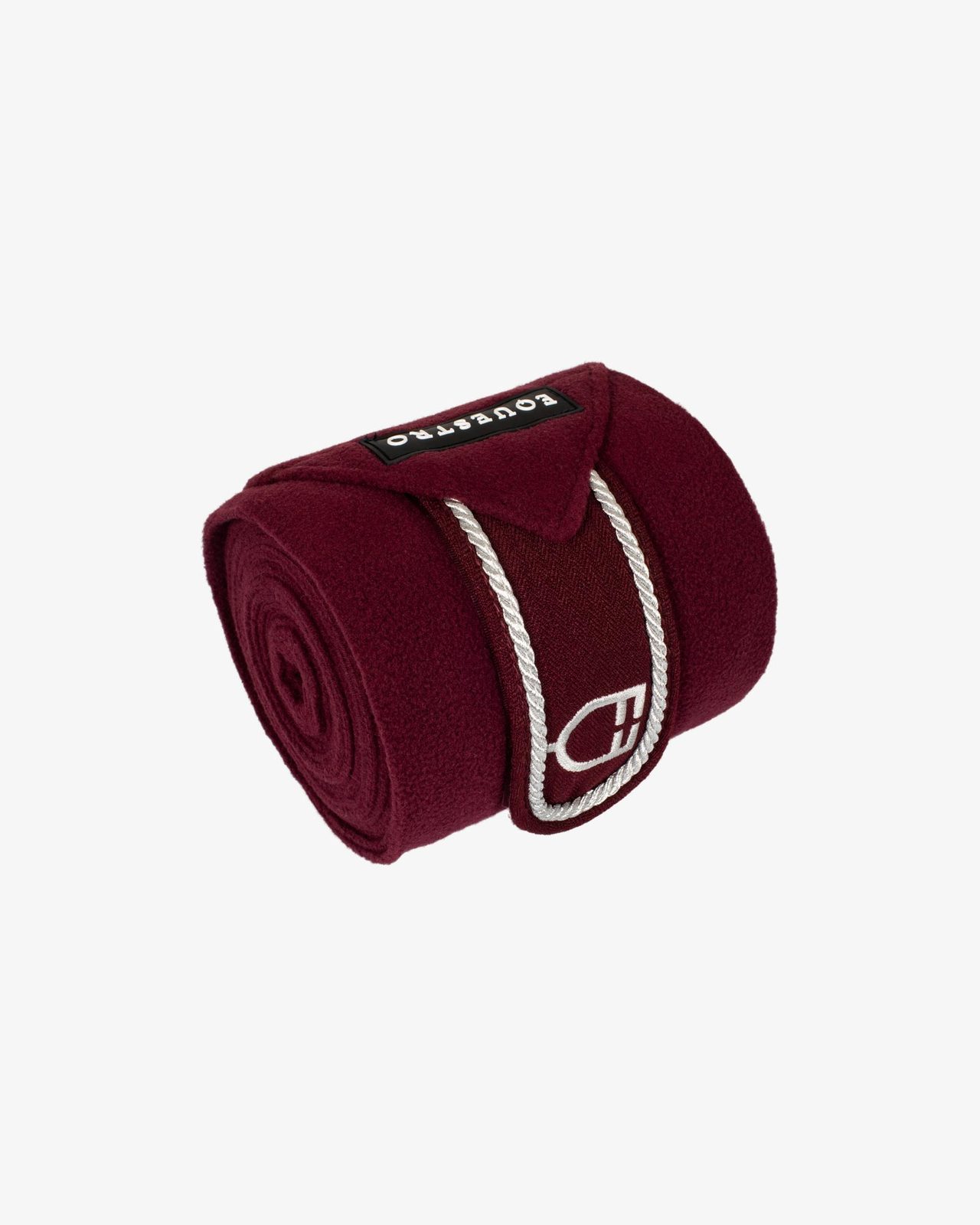 Fasce da pony in pile con logo ricamato