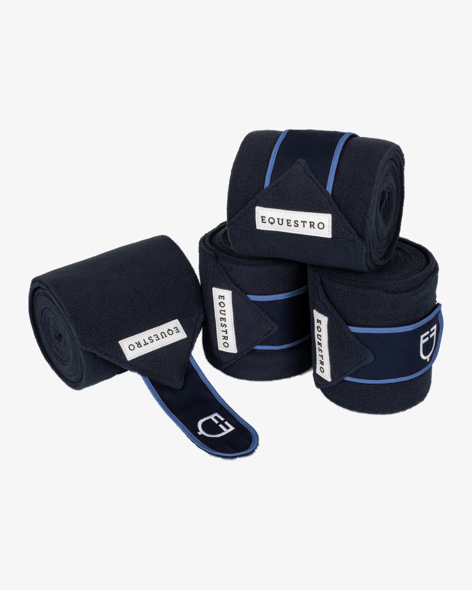 Fleece bandages with hook-and-loop fastening