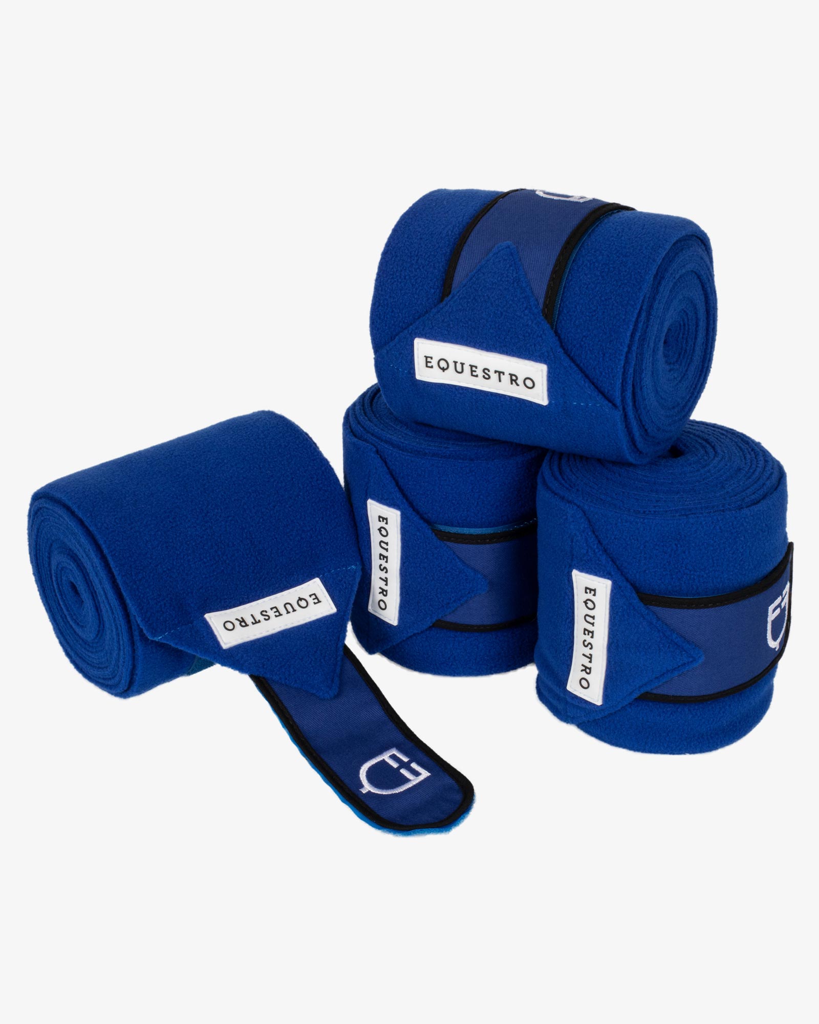 Fleece bandages with hook-and-loop fastening