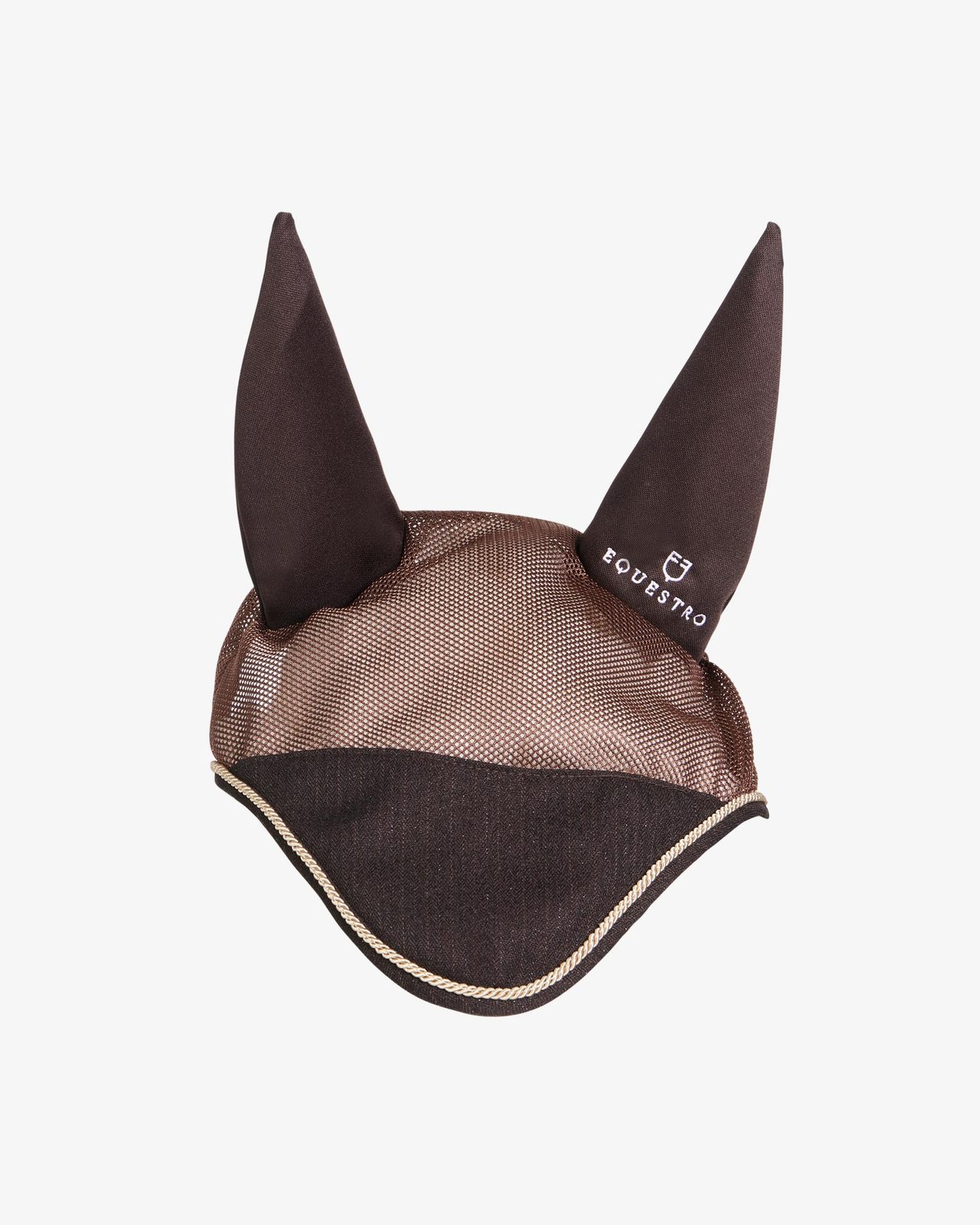 Cotton fly veil and perforated mesh fabric