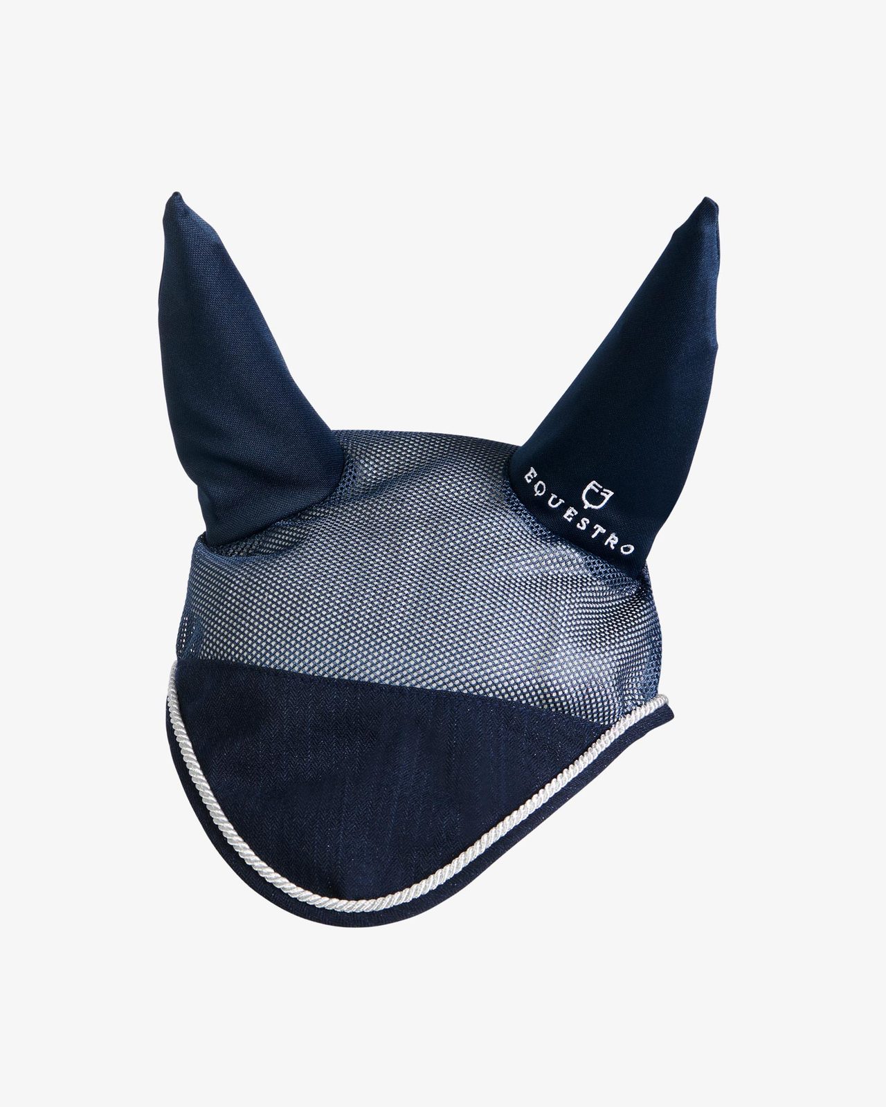 Cuffietta cavallo in cotone e tessuto mesh traforato